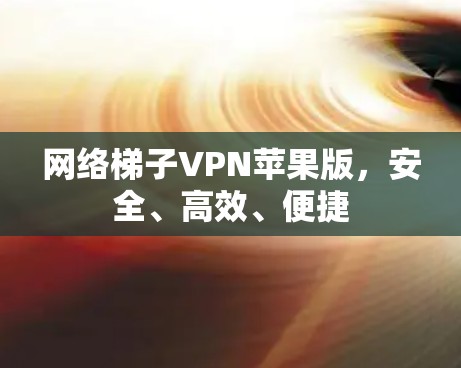 网络梯子VPN苹果版,安全、高效、便捷 网络梯子VPN苹果版,安全、高效、便捷