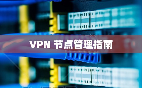VPN 节点管理指南 VPN 节点管理指南