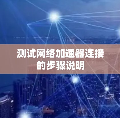 测试网络加速器连接的步骤说明
