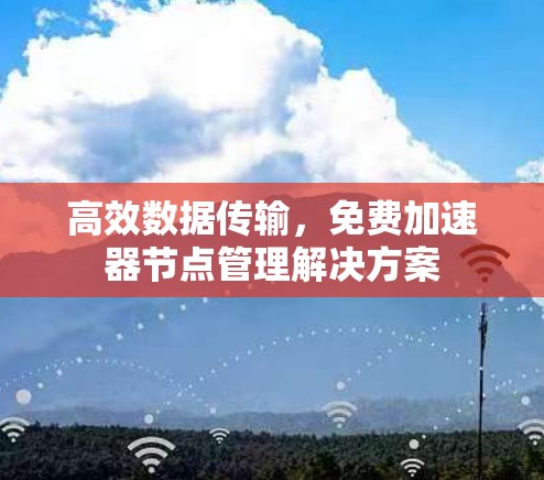 高效数据传输，免费加速器节点管理解决方案