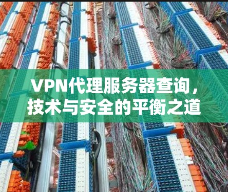 VPN代理服务器查询，技术与安全的平衡之道