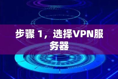 步骤 1，选择VPN服务器