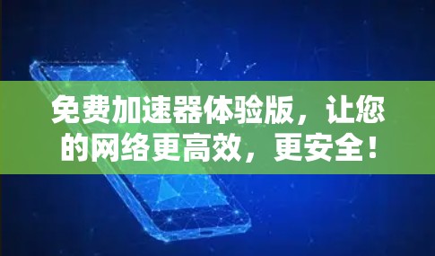 免费加速器体验版，让您的网络更高效，更安全！