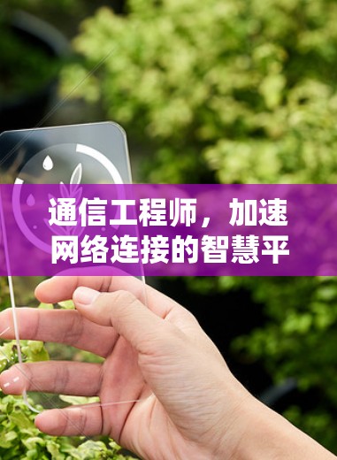 通信工程师，加速网络连接的智慧平台