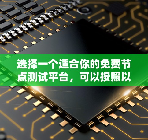 选择一个适合你的免费节点测试平台，可以按照以下步骤进行