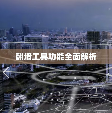 翻墙工具功能全面解析