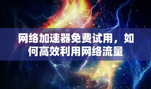 网络加速器免费试用，如何高效利用网络流量