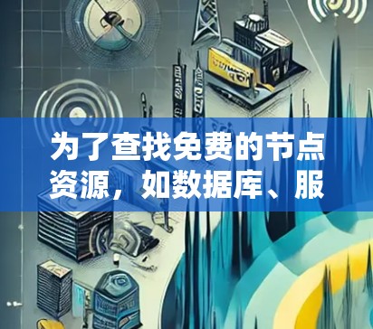 为了查找免费的节点资源,如数据库、服务器或云服务,可以按照以下步骤进行 为了查找免费的节点资源,如数据库、服务器或云服务,可以按照以下步骤进行