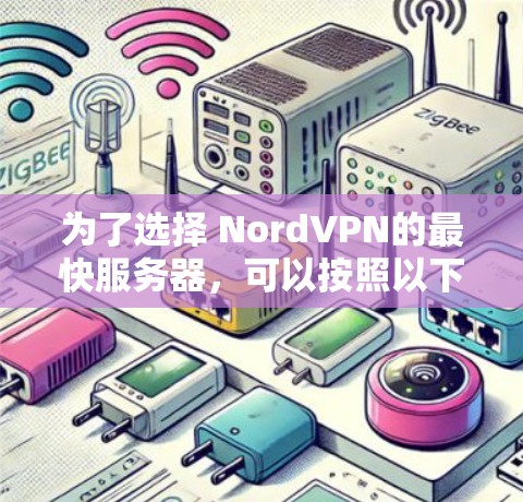 为了选择 NordVPN的最快服务器，可以按照以下步骤进行