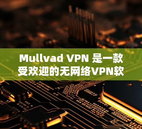Mullvad VPN 是一款受欢迎的无网络VPN软件,以其快速连接和强大的安全性而闻名。如果你正在寻找替代软件,以下是一些推荐的隐私VPN选项 Mullvad VPN 是一款受欢迎的无网络VPN软件,以其快速连接和强大的安全性而闻名。如果你正在寻找替代软件,以下是一些推荐的隐私VPN选项