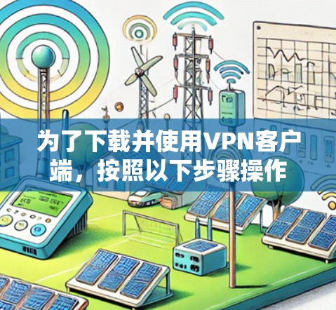 为了下载并使用VPN客户端，按照以下步骤操作