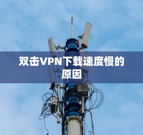 双击VPN下载速度慢的原因