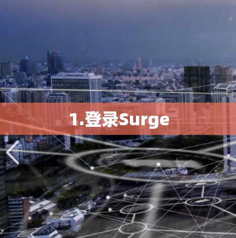 1.登录Surge