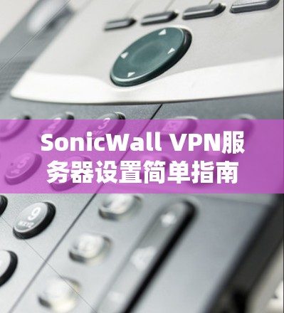 SonicWall VPN服务器设置简单指南 企业级服务器配置教程