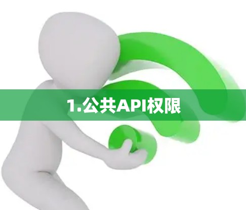 1.公共API权限 1.公共API权限
