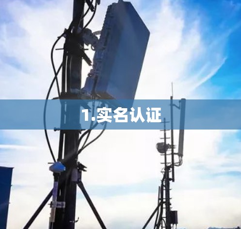 1.实名认证 1.实名认证