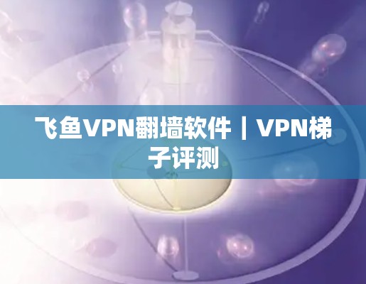 飞鱼VPN翻墙软件｜VPN梯子评测