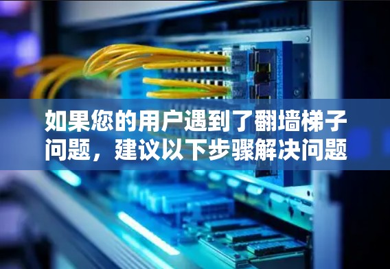 如果您的用户遇到了翻墙梯子问题，建议以下步骤解决问题