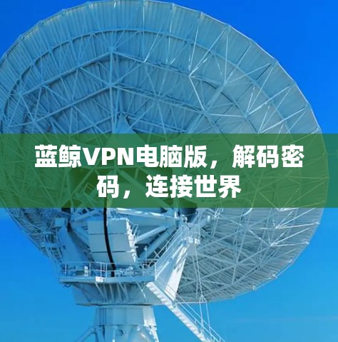 蓝鲸VPN电脑版，解码密码，连接世界