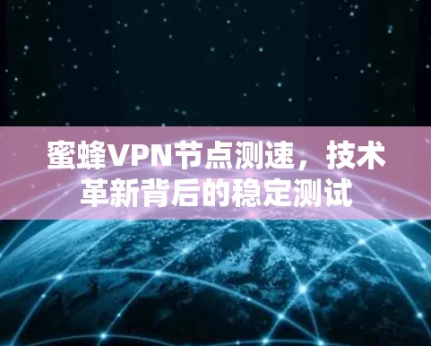 蜜蜂VPN节点测速，技术革新背后的稳定测试
