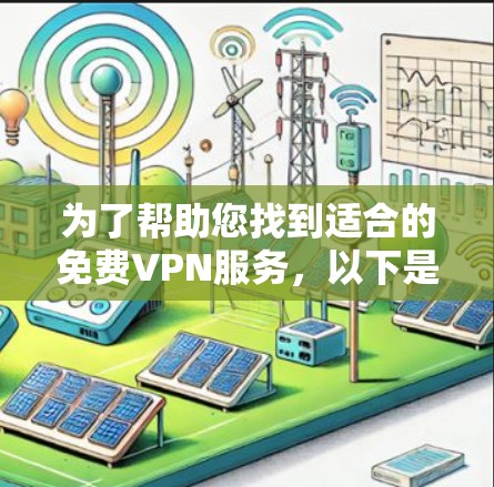 为了帮助您找到适合的免费VPN服务，以下是详细的步骤和推荐