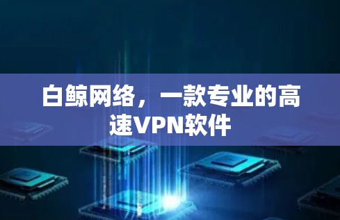 白鲸网络，一款专业的高速VPN软件