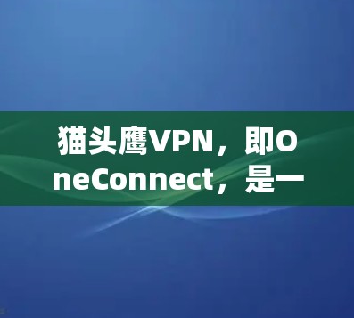 猫头鹰VPN，即OneConnect，是一个基于区块链技术的高级VPN服务，以其独特的加密技术和先进的人工智能推荐系统著称。以下是对猫头鹰VPN的详细介绍
