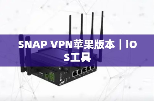 SNAP VPN苹果版本｜iOS工具