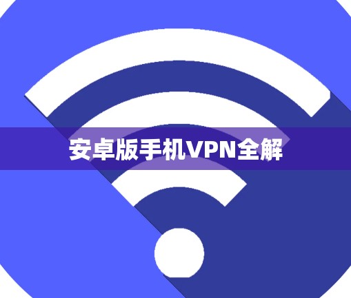 安卓版手机VPN全解