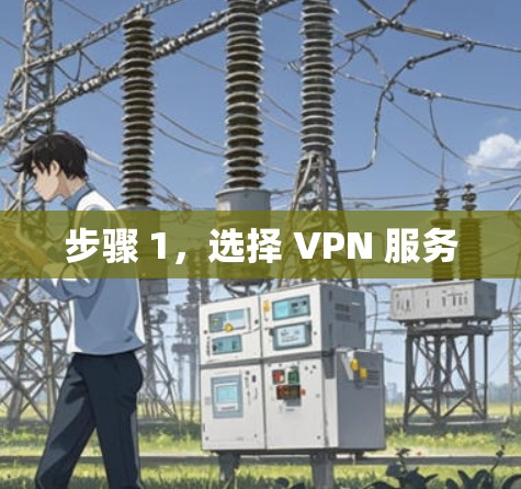 步骤 1，选择 VPN 服务