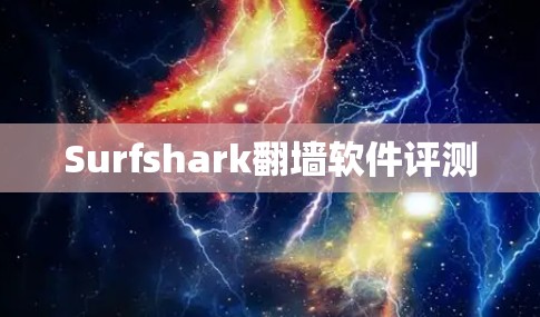 Surfshark翻墙软件评测