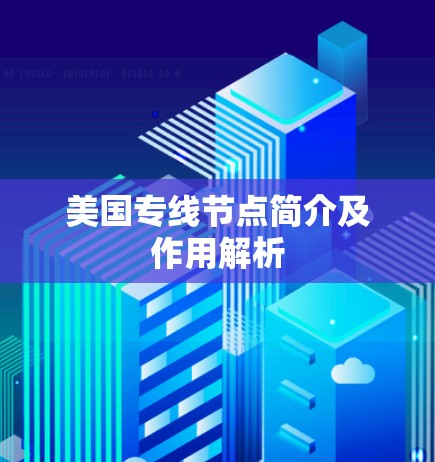美国专线节点简介及作用解析