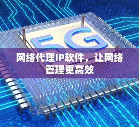 网络代理IP软件，让网络管理更高效