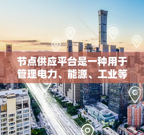 节点供应平台是一种用于管理电力、能源、工业等领域的节点供应管理系统，旨在确保资源的公平、可靠和灵活分配。以下是对该平台的详细介绍