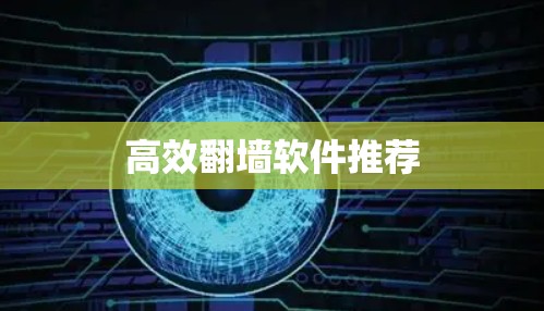 高效翻墙软件推荐 高效翻墙软件推荐