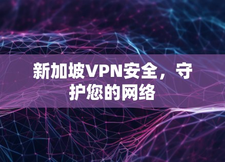 新加坡VPN安全,守护您的网络 新加坡VPN安全,守护您的网络