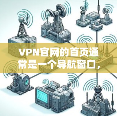 VPN官网的首页通常是一个导航窗口，包含不同的网络选择、流量调整、隐私设置、设备管理等选项。以下是一些常见的步骤，可以帮助你访问VPN的首页