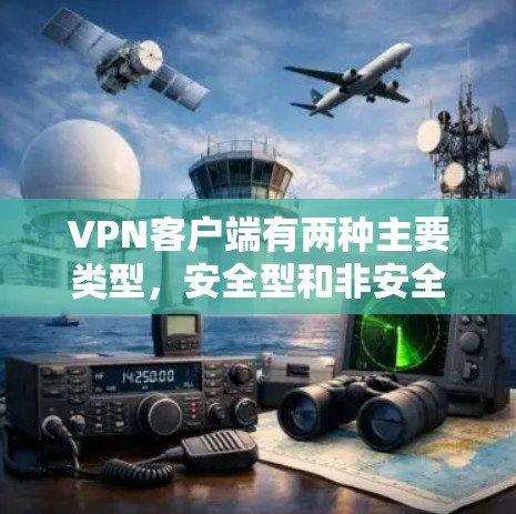 VPN客户端有两种主要类型，安全型和非安全型。以下是几种常见的VPN客户端及其特点，供您参考