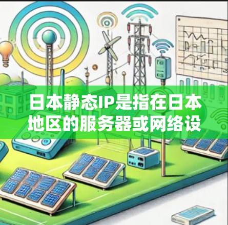 日本静态IP是指在日本地区的服务器或网络设备上使用的一种固定IP地址。静态IP是一种无法被修改或重新分配的IP地址，通常用于固定某些服务器、网站或设备的IP地址，防止它们在运行过程中被修改或终止访问