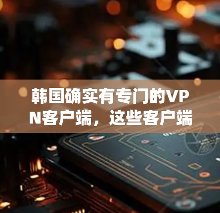 韩国确实有专门的VPN客户端，这些客户端通常与国际VPN服务如Vibe、VPNpro、iCABLE等有布局。以下是关于韩国VPN客户端的详细分析