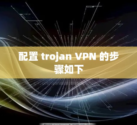 配置 trojan VPN 的步骤如下