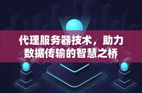 代理服务器技术,助力数据传输的智慧之桥 代理服务器技术,助力数据传输的智慧之桥
