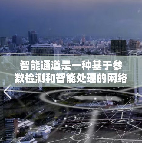 智能通道是一种基于参数检测和智能处理的网络技术，通过优化数据传输性能。以下是对其工作的详细分析
