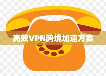 高效VPN跨境加速方案 高效VPN跨境加速方案